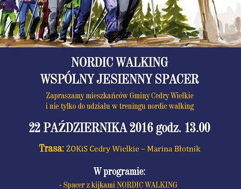 Wspólny spacer Nordic Walking