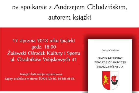 Autorskie spotkanie z Andrzejem Chludzińskim. Zapraszamy!!!