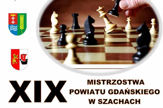 Zapraszamy do udziału w XIX Mistrzostwach Powiatu Gdańskiego w Szachach!