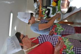 Pierwsze warsztaty praktyczne w ramach projektu „Organizacja tradycyjnych warsztatów  kulinarnych – stworzenie lokalnej bazy żuławskich produktów tradycyjnych jako elementu Listy Produktów Tradycyjnych Województwa Pomorskiego”.