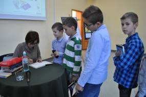 Literackie spotkanie autorskie w Gminnej Bibliotece Publicznej w Cedrach Wielkich z Panią Małgorzatą Strękowską-Zaremba