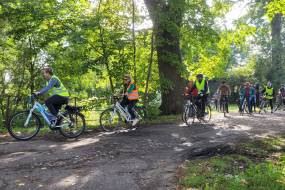 Wycieczka rowerowa oraz zajęcia dla dzieci z bezpieczeństwa